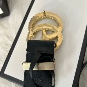 Gucci | Accessories | Gucci Leather Belt With Torchon Double  display picture 3